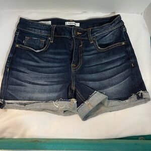 VIGOSS Jagger Jean shorts Women’s Size 26 Denim Stretch cuff bottom distressed‎